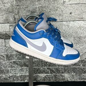 Jordan 1 Low True Blue/Cement M8.5/W10